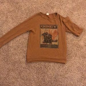 Obey long sleeve shirt
